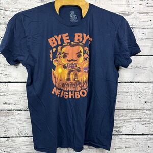 Funko Pop Tees Hello Neighbor‎ Men's T-shirt "Bye Bye Neighbor" Blue [Size XXL]